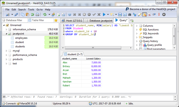 MariaDB interview questions